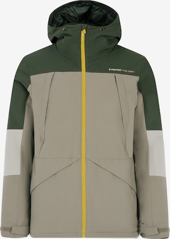 PROTEST Sportjacke 'PRTDunton' in Grün: Vorderseite