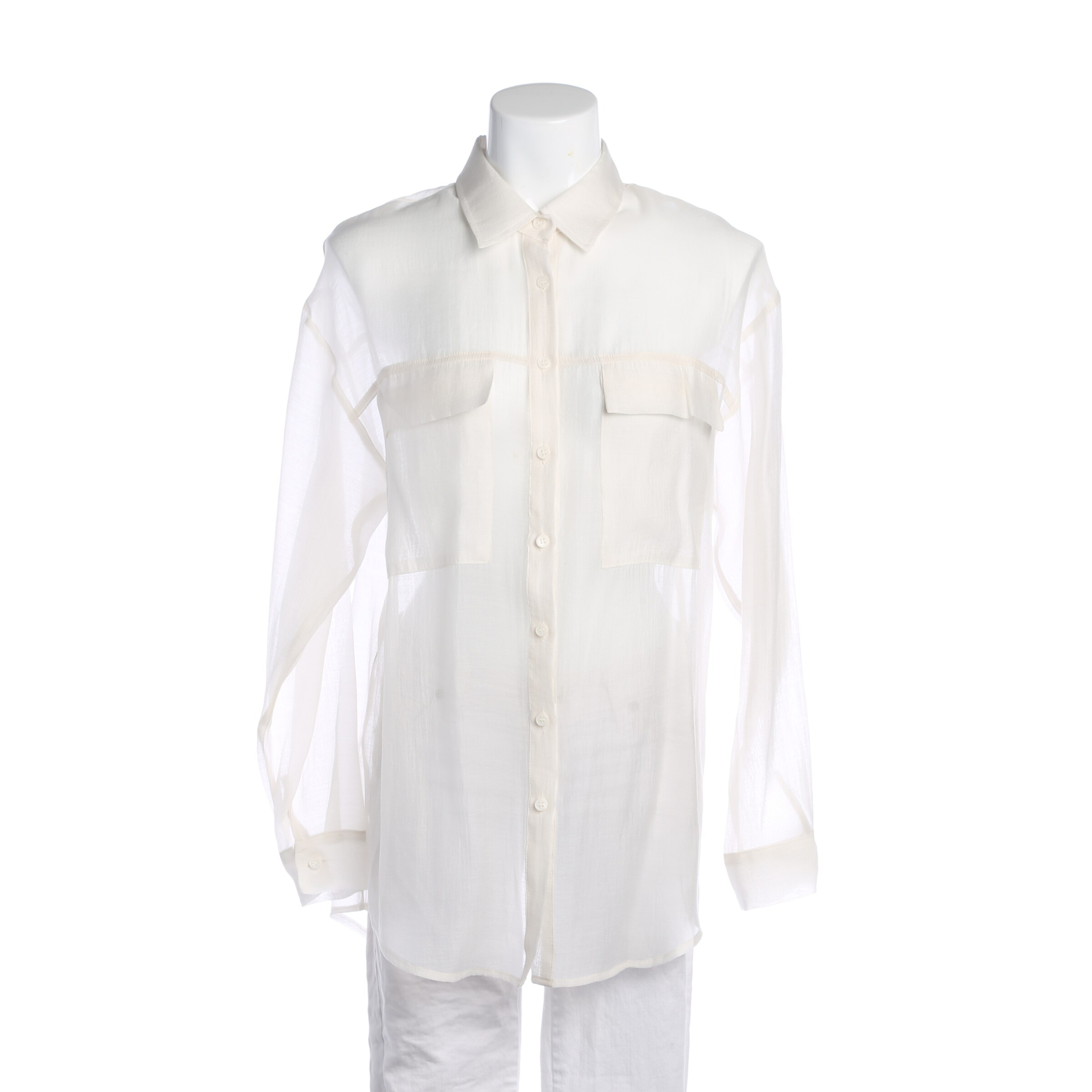 The Frankie Shop Bluse / Tunika XS in Weiß: Vorderseite