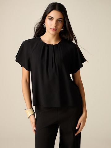 Camicia da donna di oltre in nero: frontale