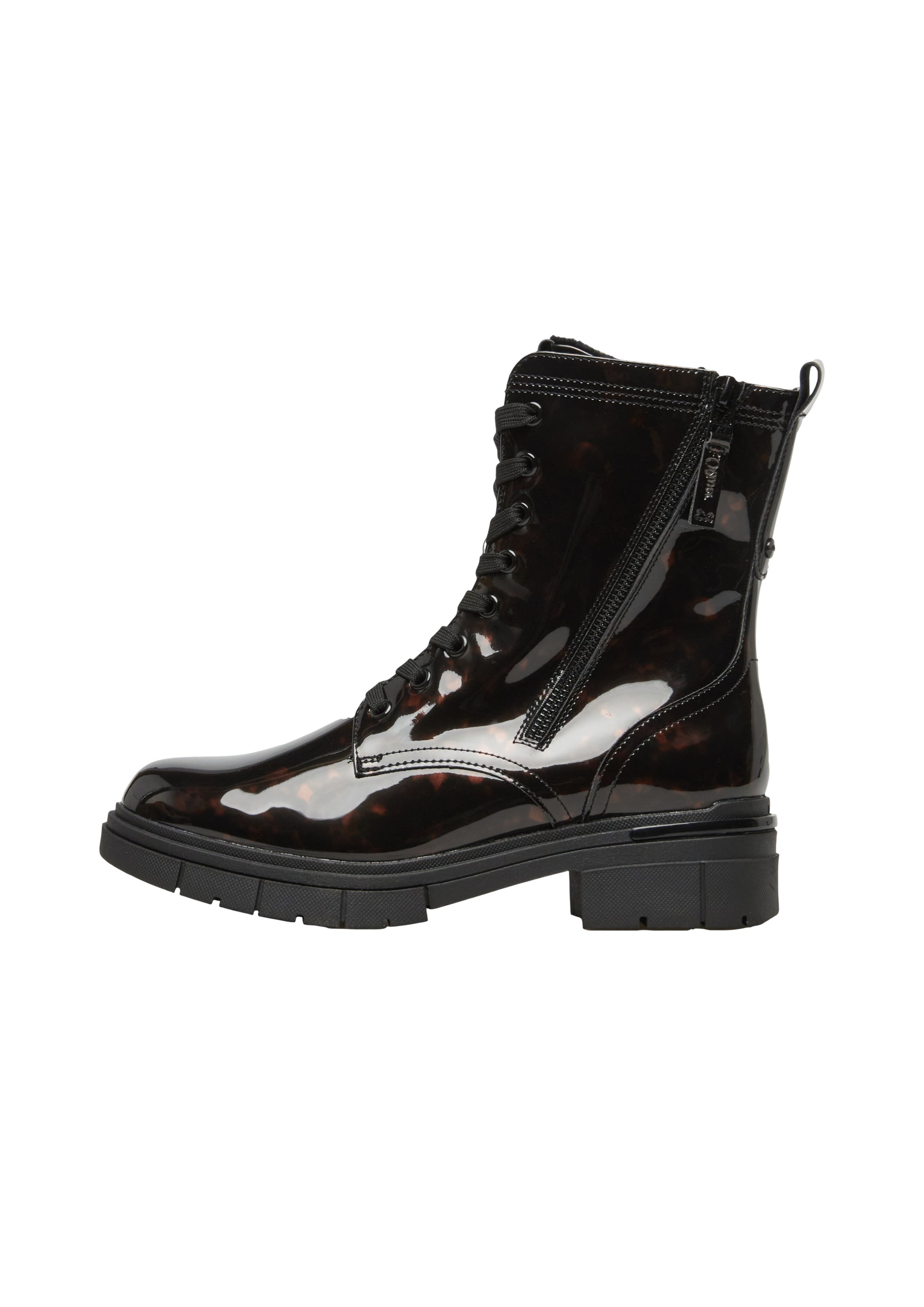 Bottines à lacets s.Oliver en marron : devant