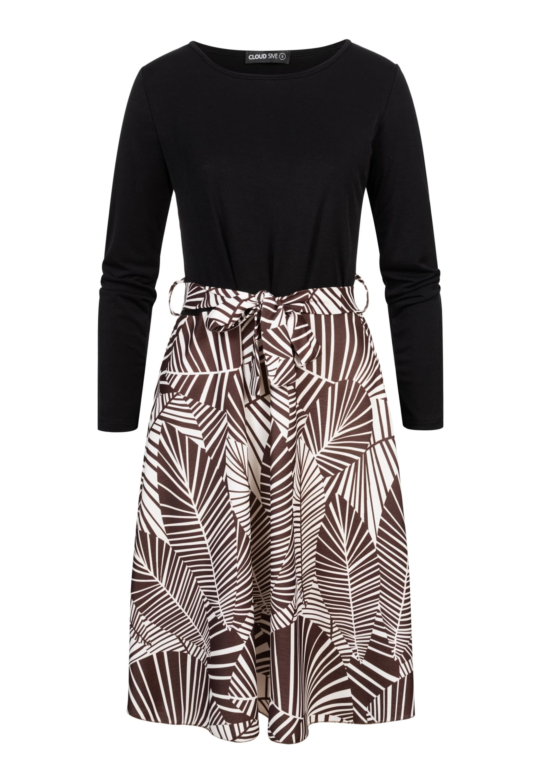 Cloud5ive Kleid in Schwarz: Vorderseite