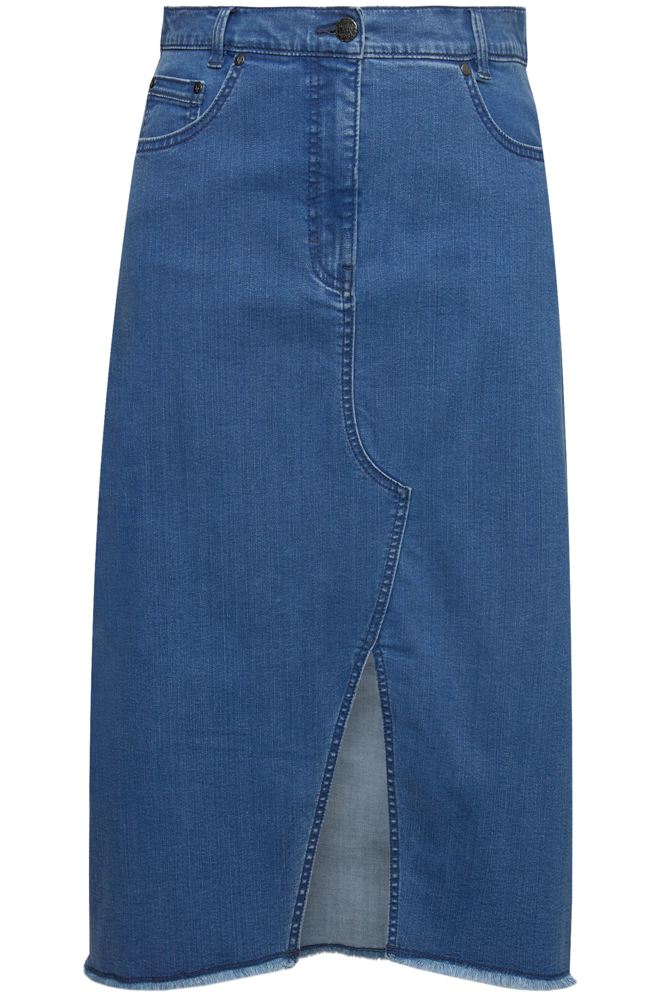 Ulla Popken Skirt in Blue: front