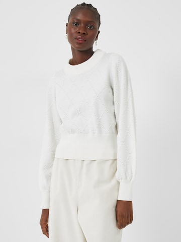 FRENCH CONNECTION - Pullover 'Joy Mozart' em branco: frente