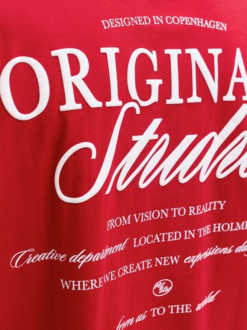 JACK & JONES Тениска 'JORNORREBRO' в червено