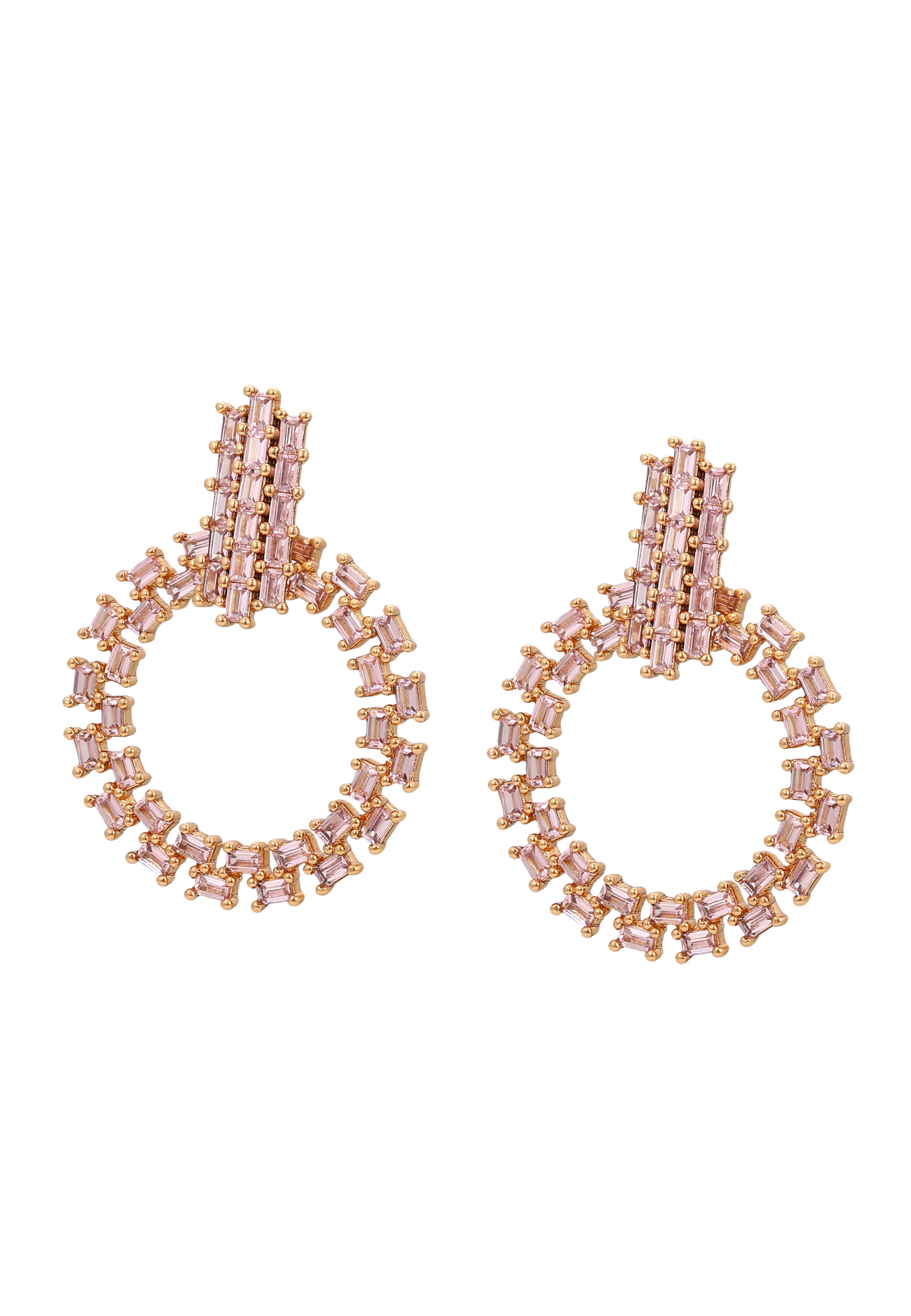 faina Earrings in Gold: front
