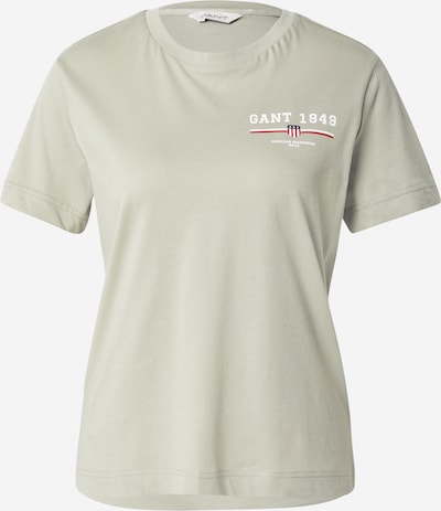 Marškinėliai iš GANT, spalva – pastelinė žalia / raudona / balta, Prekių apžvalga