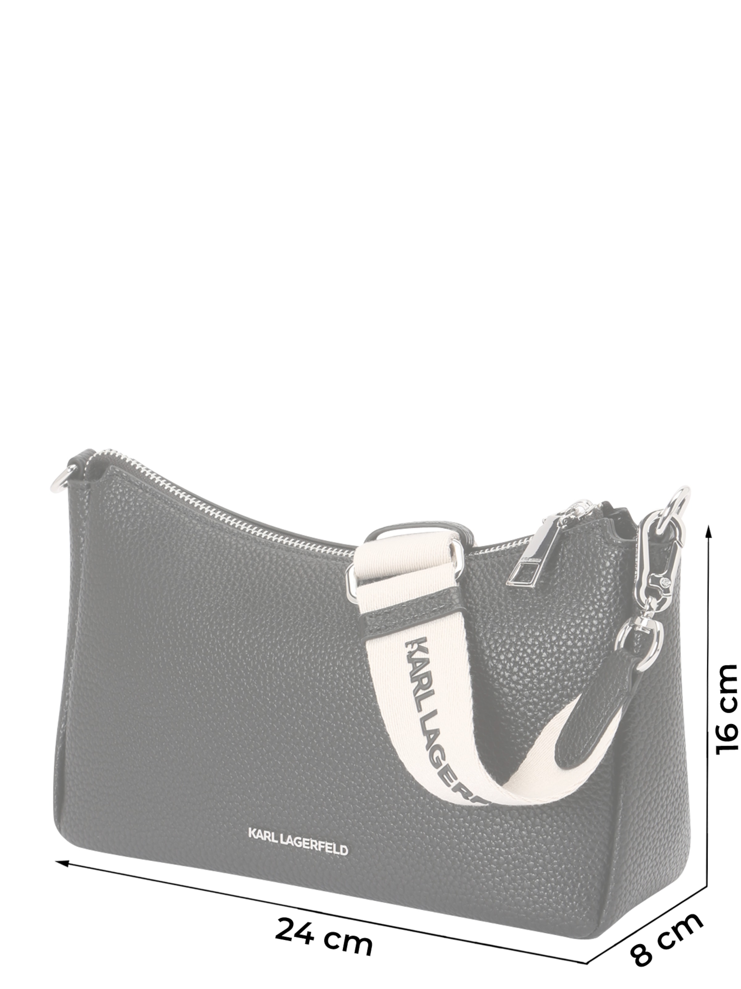 Karl Lagerfeld Õlakott 'Ikon', värv must