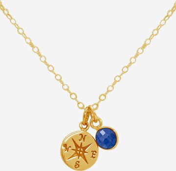 Gemshine Ketting in Blauw: voorkant