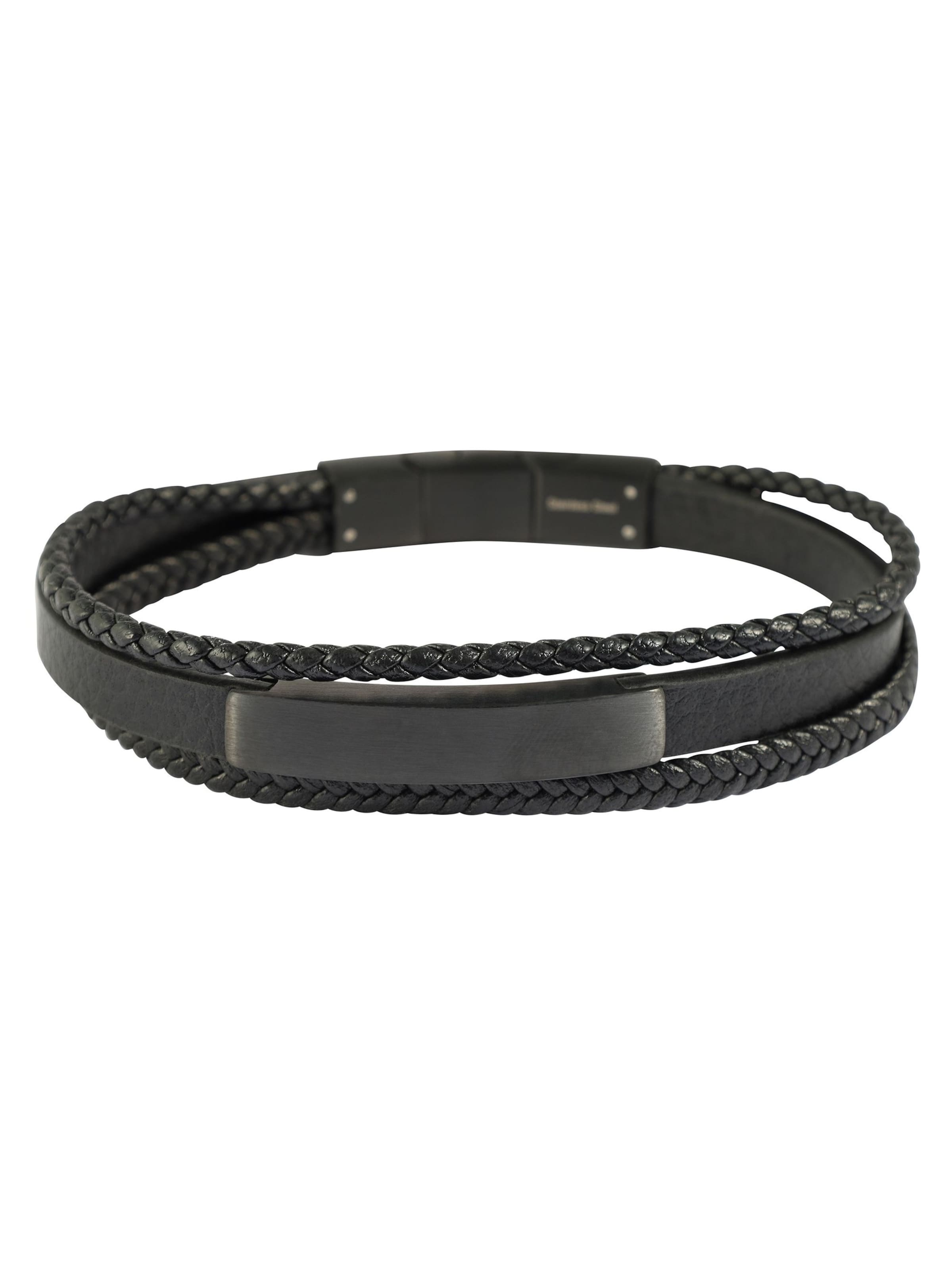 Akzent Bracelet 'Romeo, langlebig' in Black: front