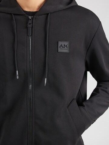 ANTONY MORATO Zip-Up Hoodie in Black