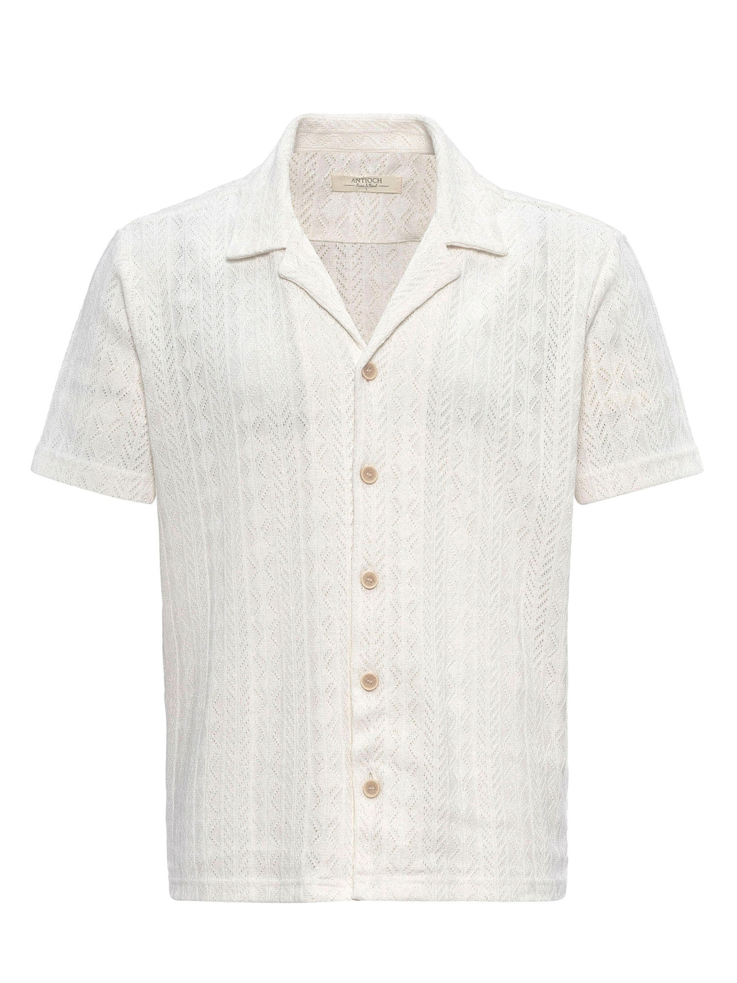 balts Antioch Komforta piegriezums Krekls: no priekšpuses