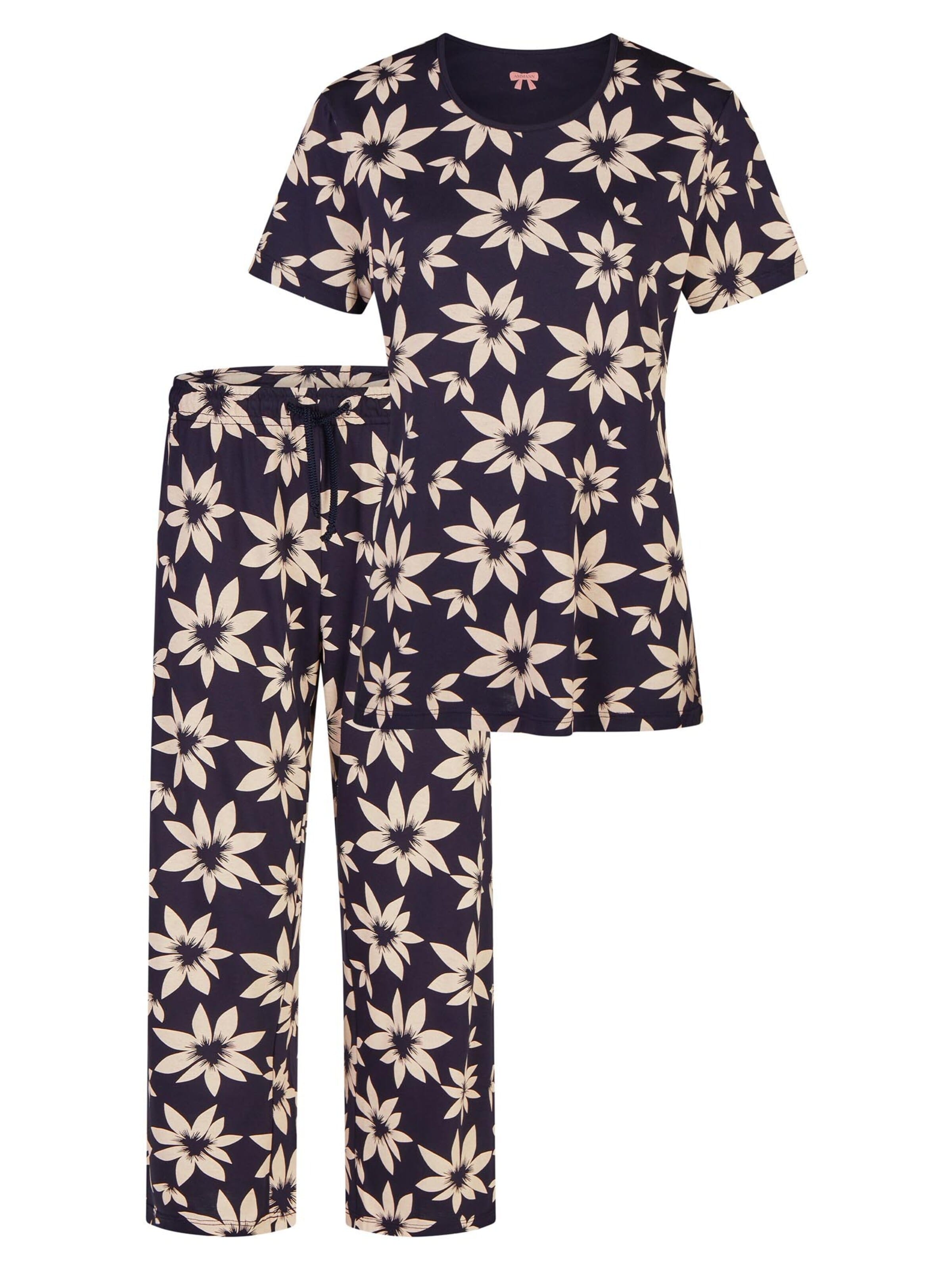 Ammann Pyjama 'Mix & Match' in Blauw: voorkant