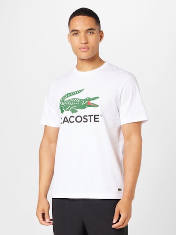 LACOSTE Majica | bela barva: sprednja stran