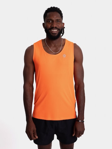 T-Shirt fonctionnel 'Mymotus® Men Comfort Running Tanktop Shocking Orange RM11' mymotus en orange : devant