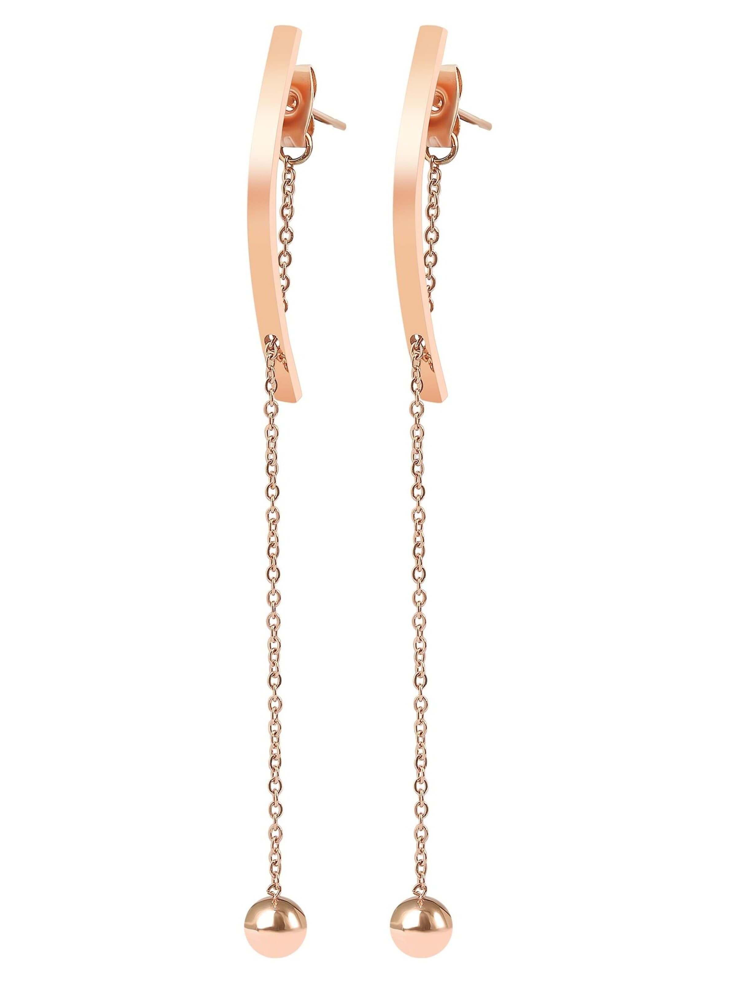 Akzent Earrings 'Agnesa, langlebig' in Gold