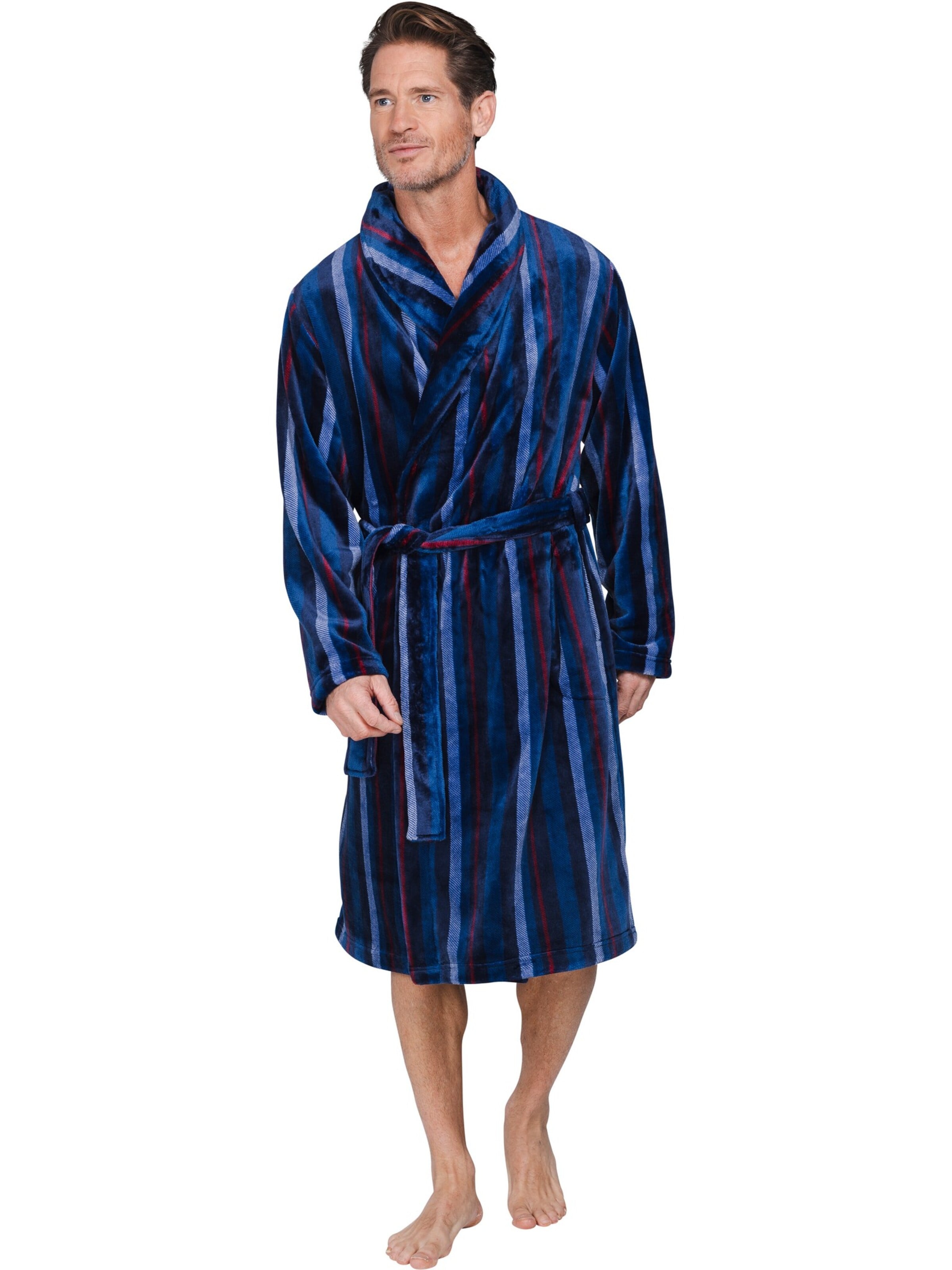 Peignoir long 'Northern Nights' Pastunette en bleu : devant
