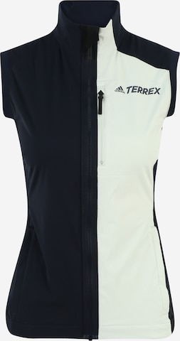 ADIDAS TERREX Sportbodywarmer 'Xperior' in Blauw: voorkant
