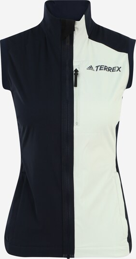 ADIDAS PERFORMANCE Gilet de sport 'Xperior' en bleu / noir / blanc, Vue avec produit