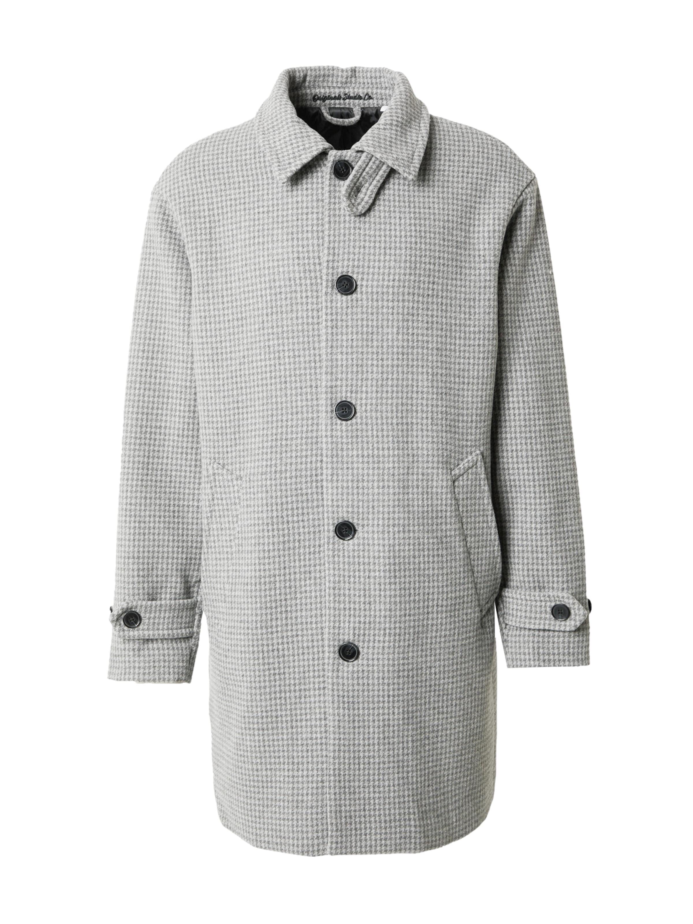 JACK & JONES Kevad-sügismantel 'VERMONT', värv hall: eest vaates