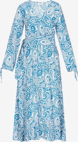 Robe usha FESTIVAL en bleu : devant