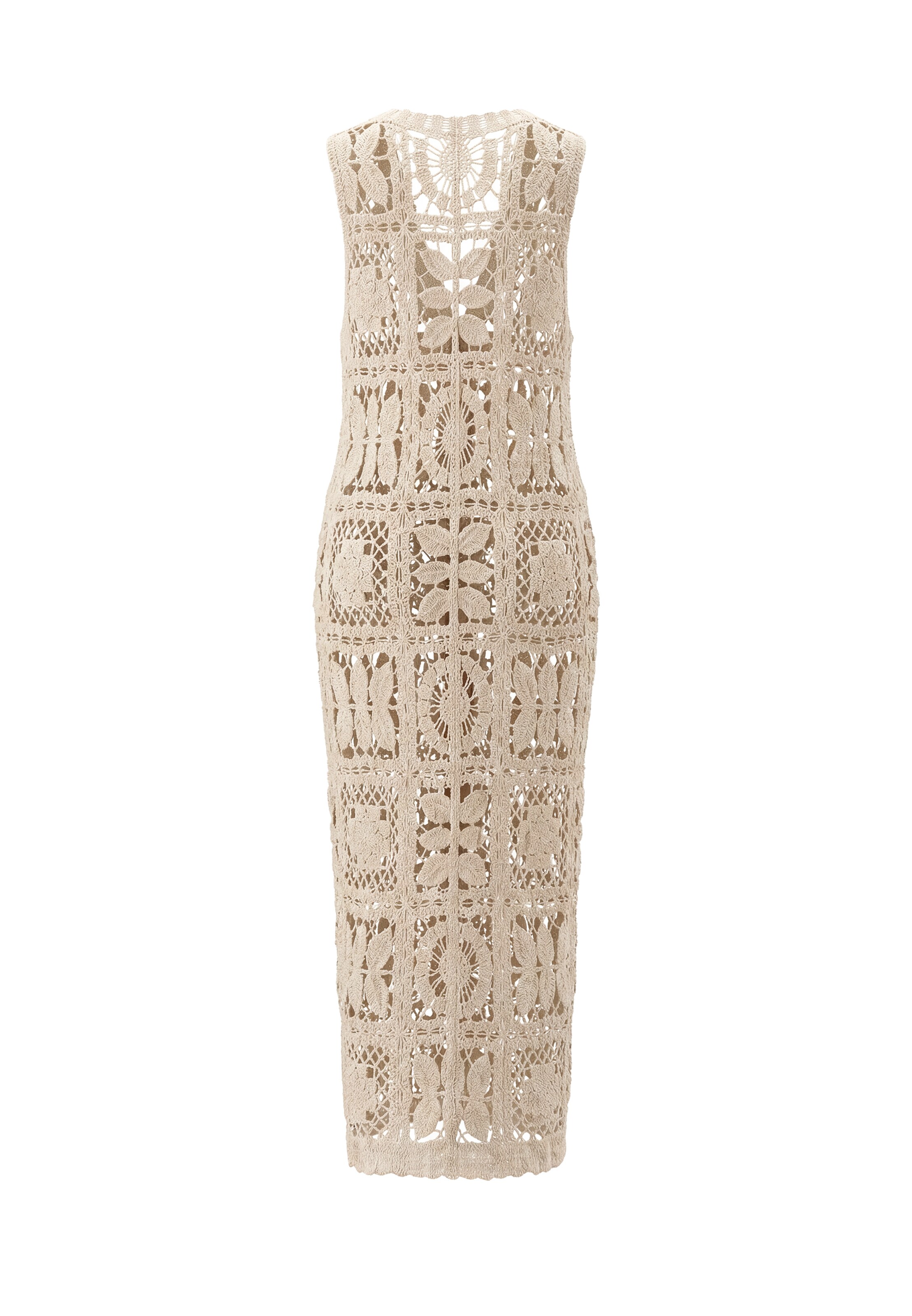 Robes en maille 'Boho Natura' IZIA en beige
