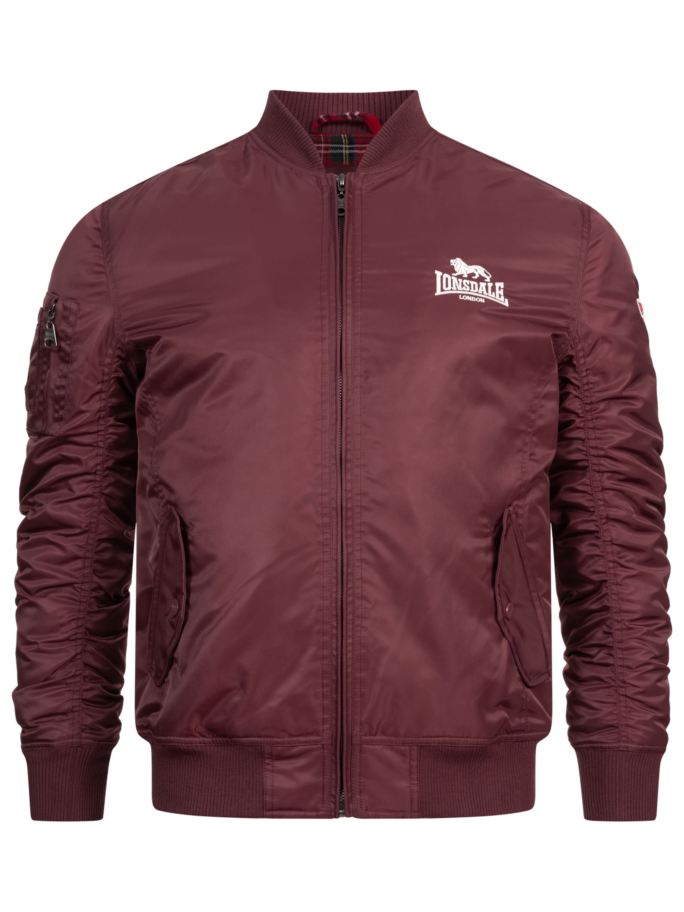 Veste mi-saison LONSDALE en rouge : devant
