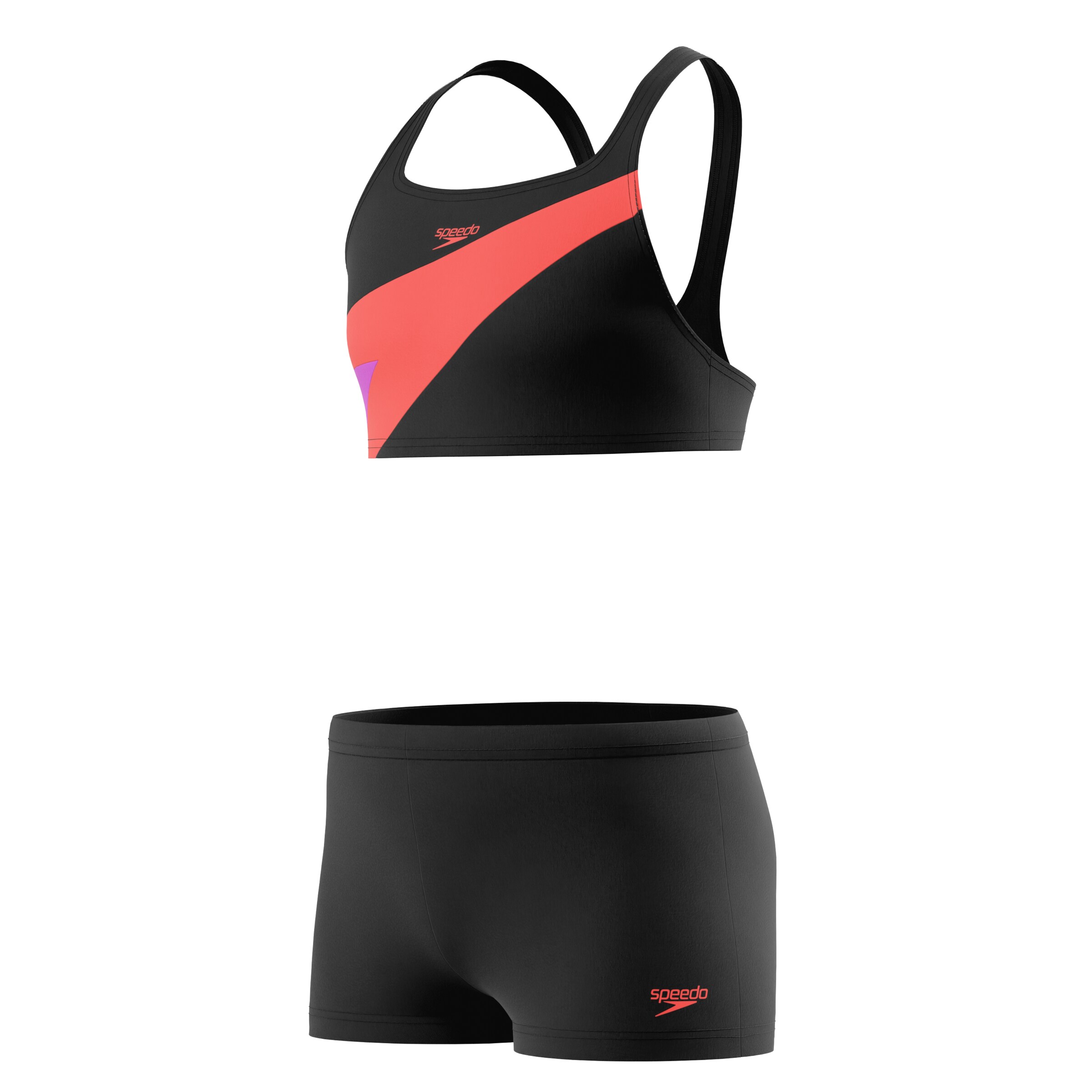 SPEEDO Bralette Bikini in Black
