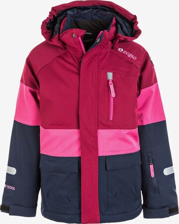ZigZag Athletic Jacket 'Taylora' in Pink: front
