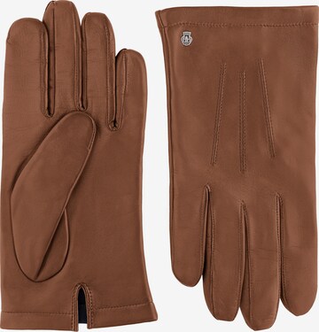 Roeckl Full Finger Gloves 'Wien' in Brown: front