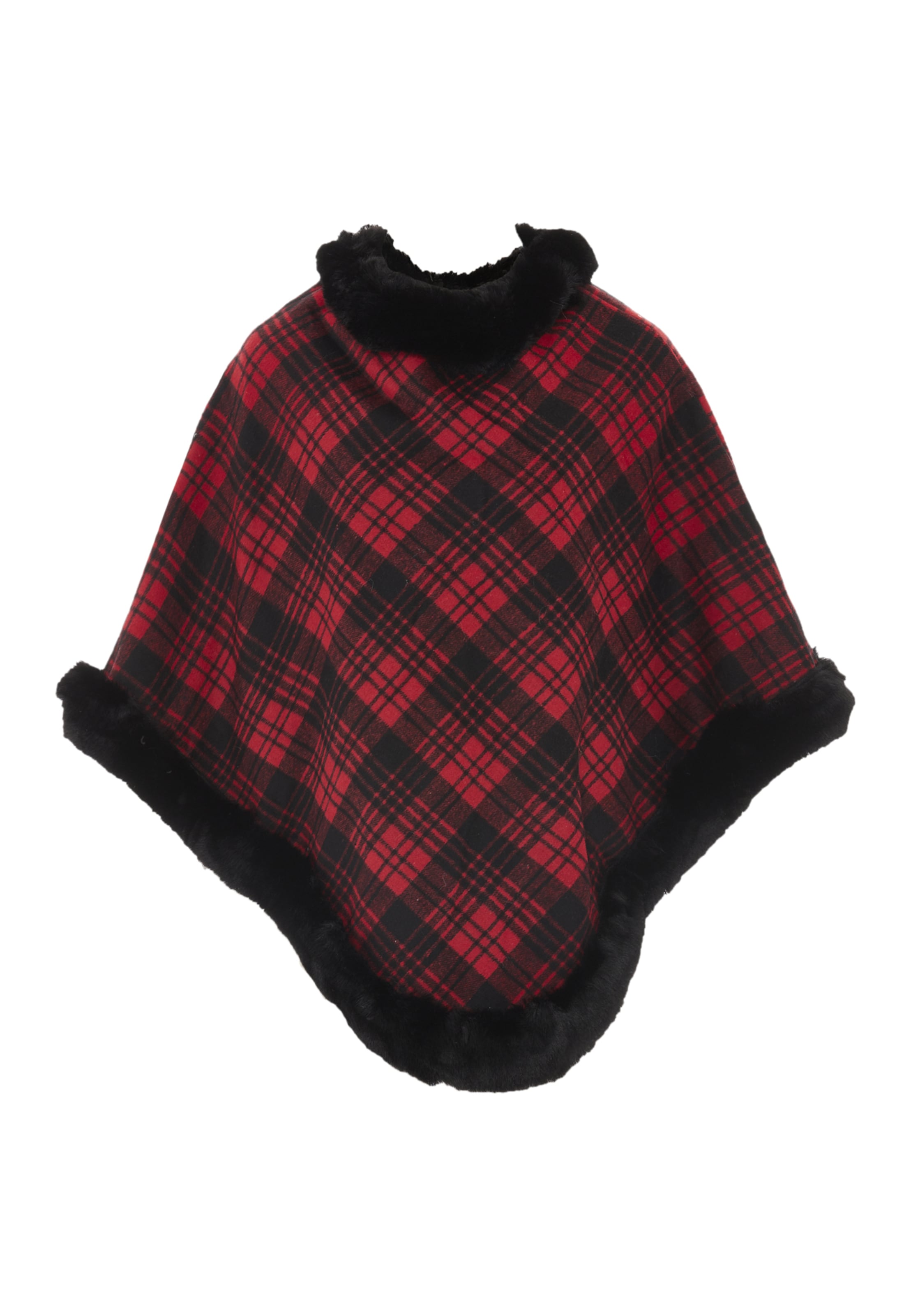 ALZETTE Cape in Red: front