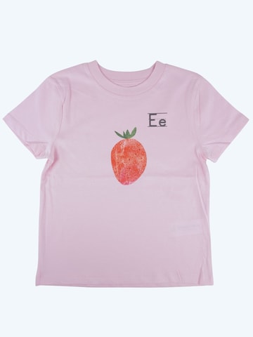 T-Shirt 'Erdbeere' MelaDi en rose : devant