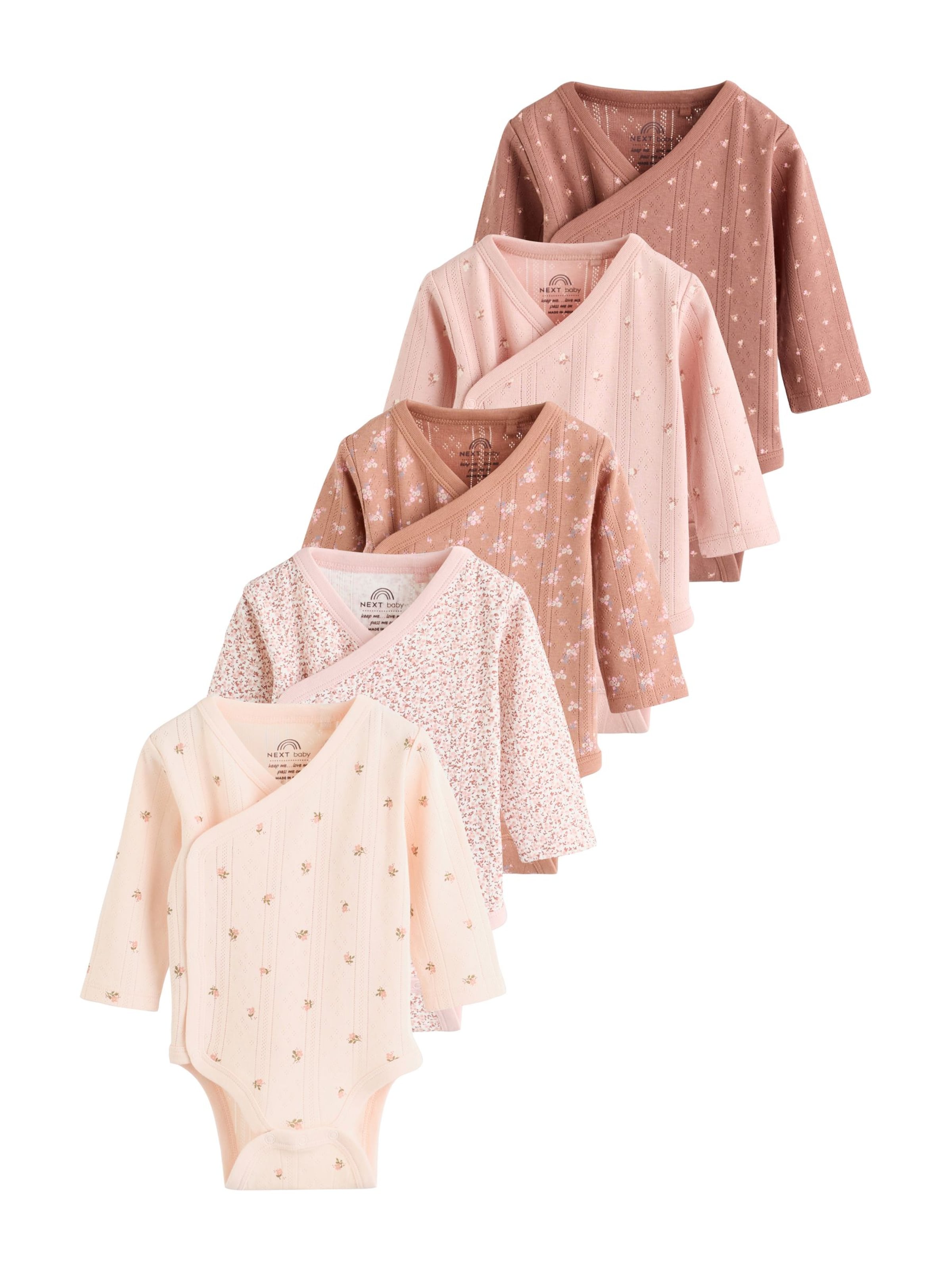 Next - Pijama entero/body en rosa: frente