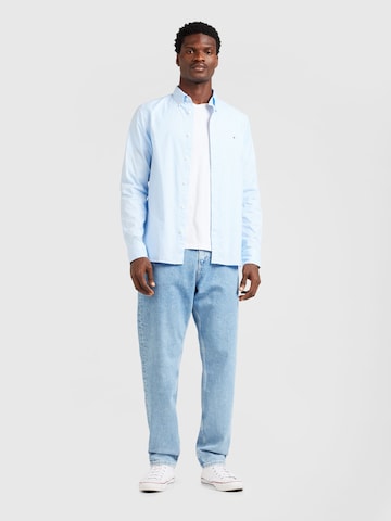 TOMMY HILFIGER Slim fit Button Up Shirt in Blue