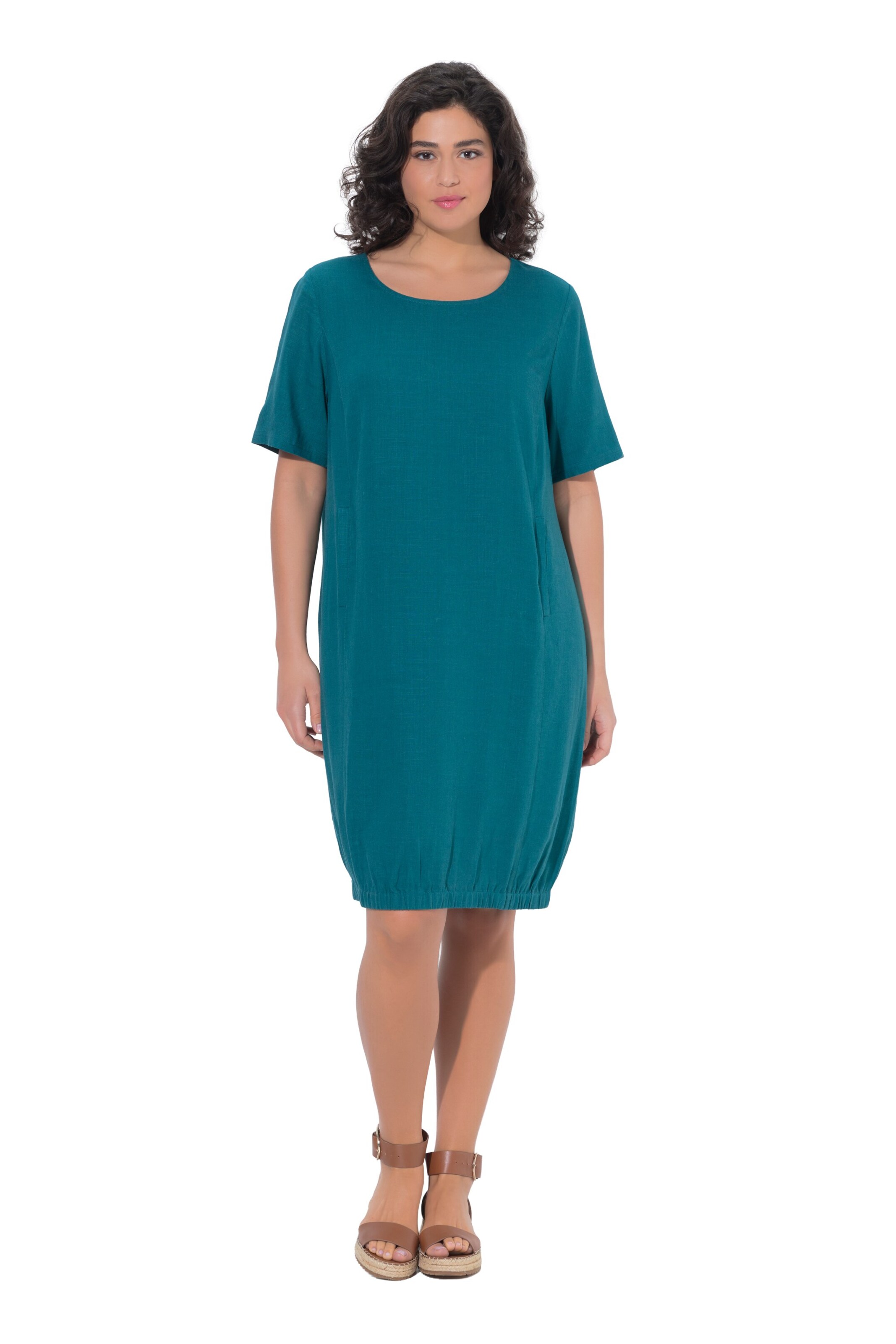 Ulla Popken Dress in Green: front