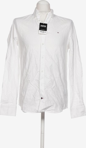 Tommy Hilfiger Tailored Button Up Shirt in M in White: front