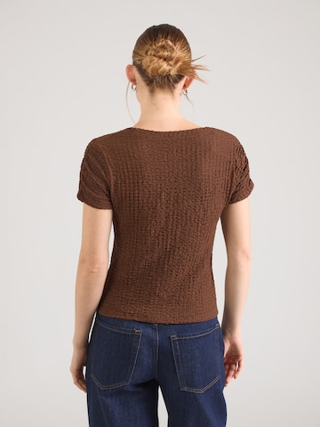 ABOUT YOU Μπλουζάκι 'Luise' σε καφέ