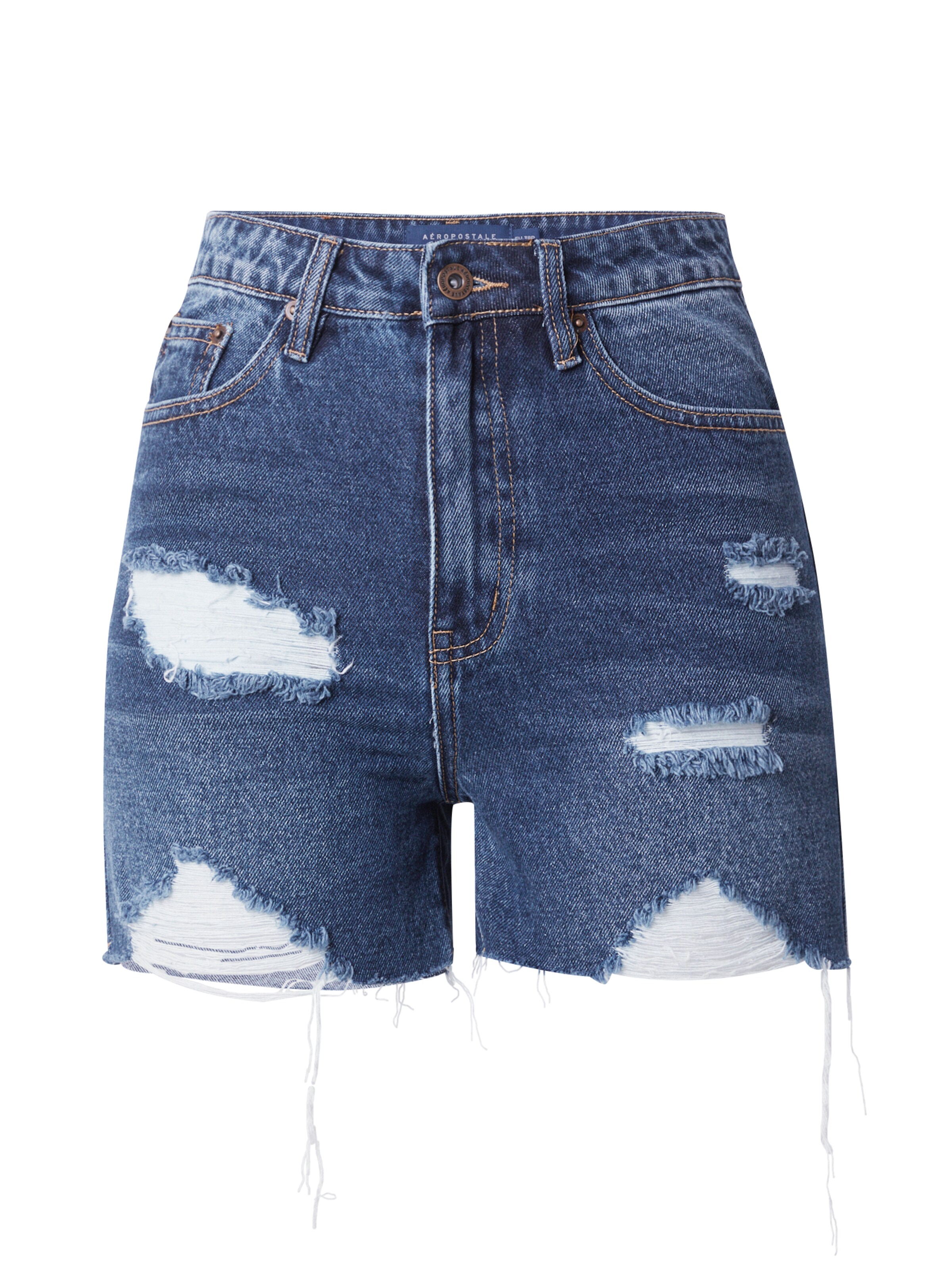 Regular Jeans de la AÉROPOSTALE pe albastru: față