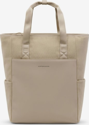 Kapten & Son Rucksack 'Lindby Pro' in Beige: Vorderseite