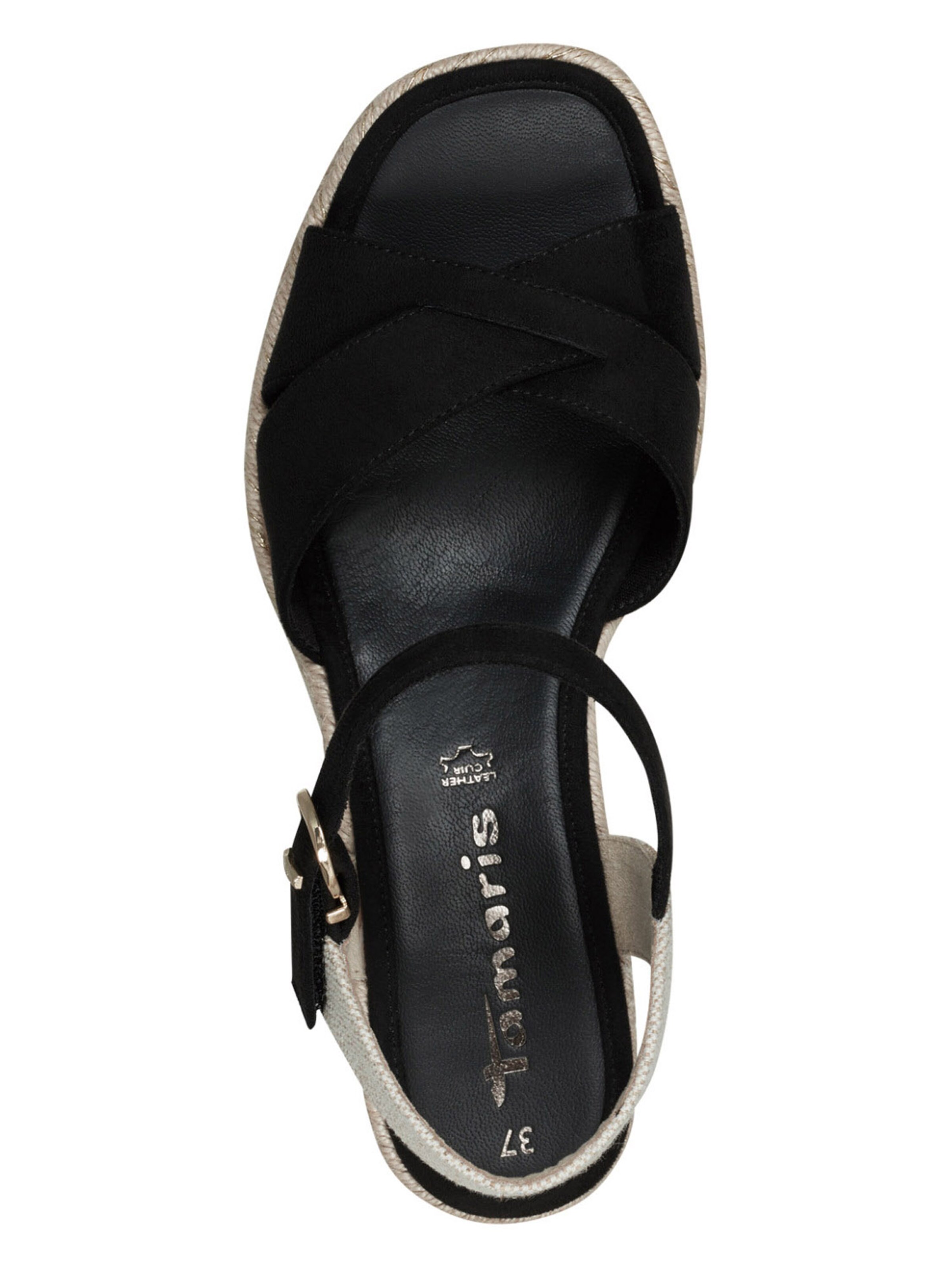 Tamaris Remsandal i svart