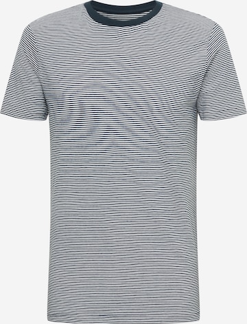 KnowledgeCotton Apparel T-Shirt 'ALDER' - (GOTS) in Blau: predná strana