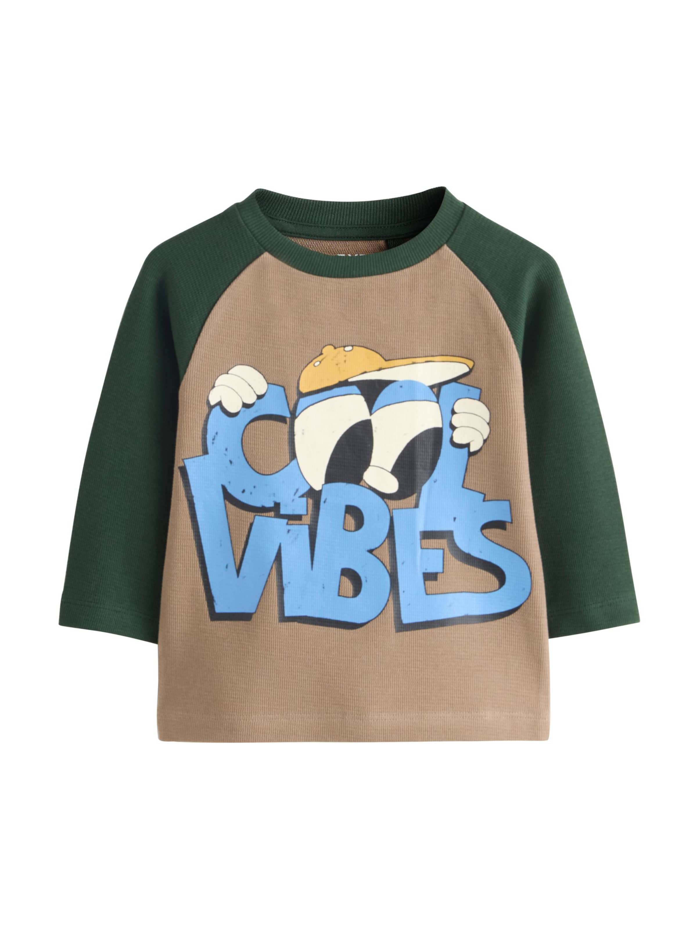 Next - Camiseta en verde: frente