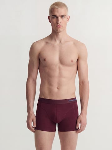JACK & JONES Boxershorts 'Bamboo JACCOMO'‌‌‌ in Rot