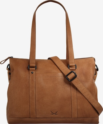 SANSIBAR Shopper in Brown: front