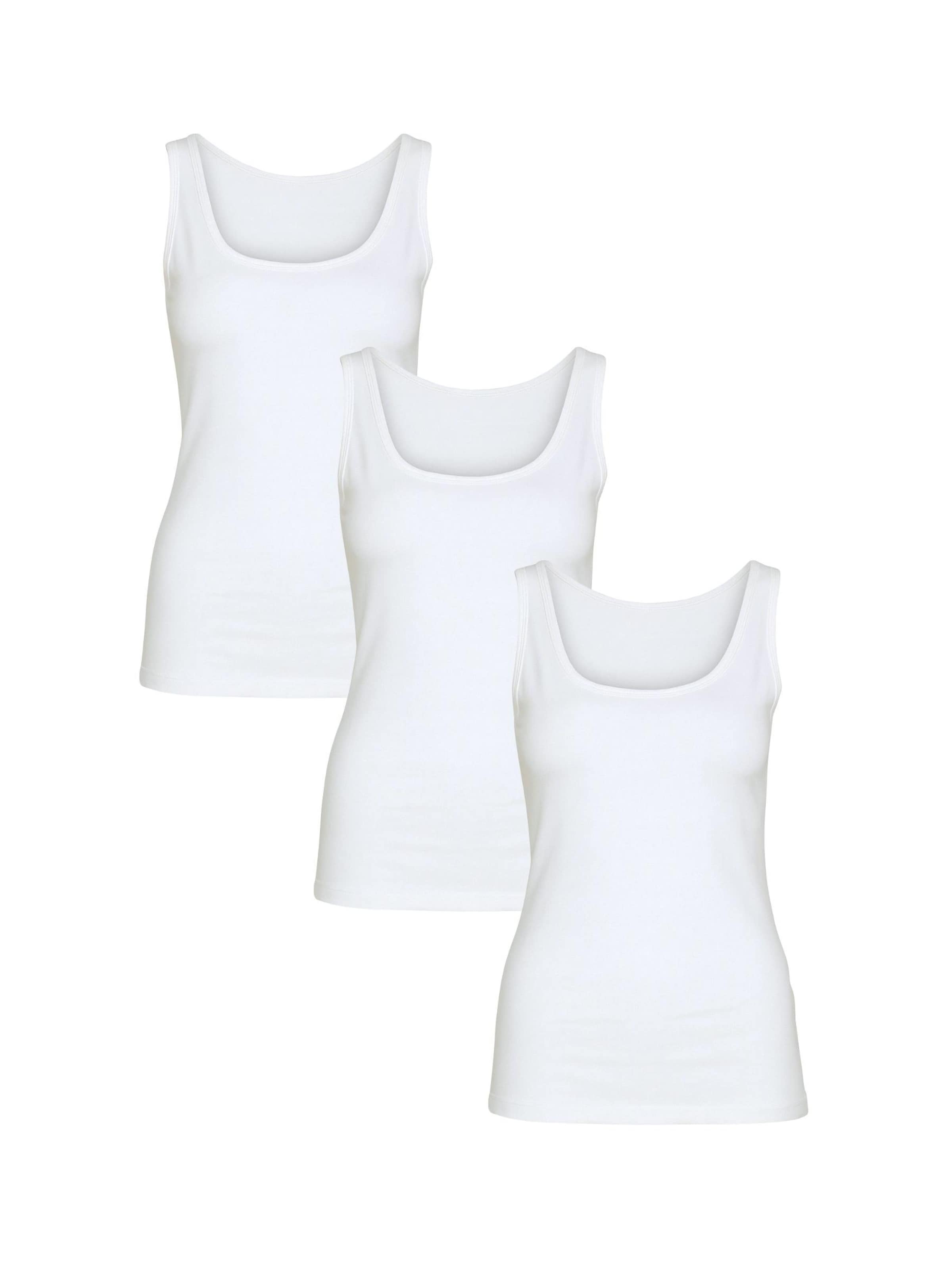 Maxte Undershirt 'BASIC MAX Tanktop 3er Pack' in White: front