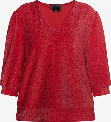 faina - Blusa em vermelho: frente