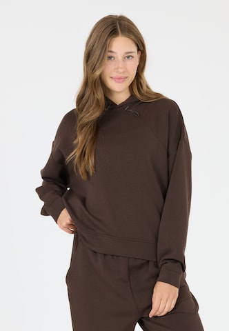 ENDURANCE Sweatshirt 'Jade' in Braun: Vorderseite