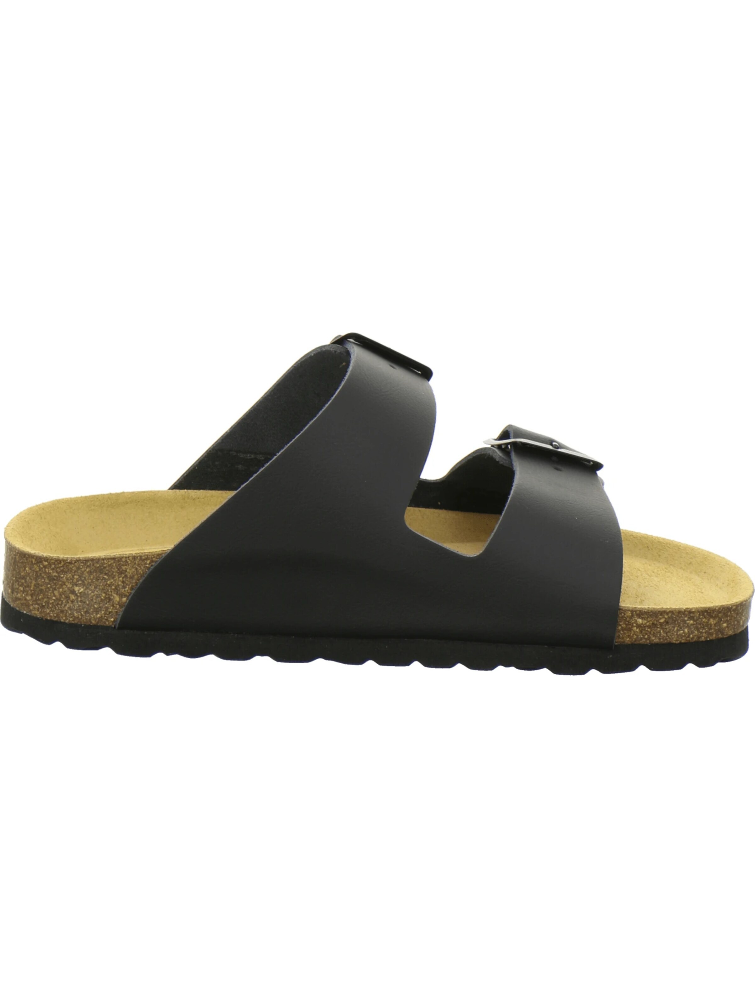 AFS-Schuhe - Zapatos abiertos 'Pantoletten Damen Zweischnaller schwarz' en negro