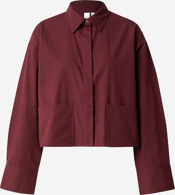 Chemisier 'YASLEE' YAS en rouge : devant