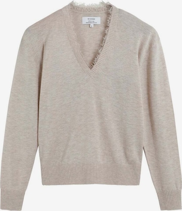 ScalpersPulover - bež boja: prednji dio