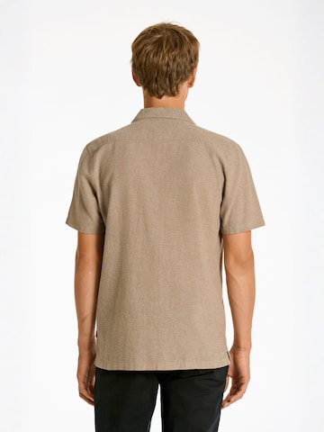 Lindbergh Regular fit Overhemd in Beige